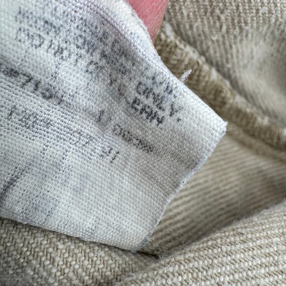 Vintage LL Bean Pants Mens 40 (39x32 ACTUAL) Utility Natural Fit 2 Tone USA - Picture 6 of 12